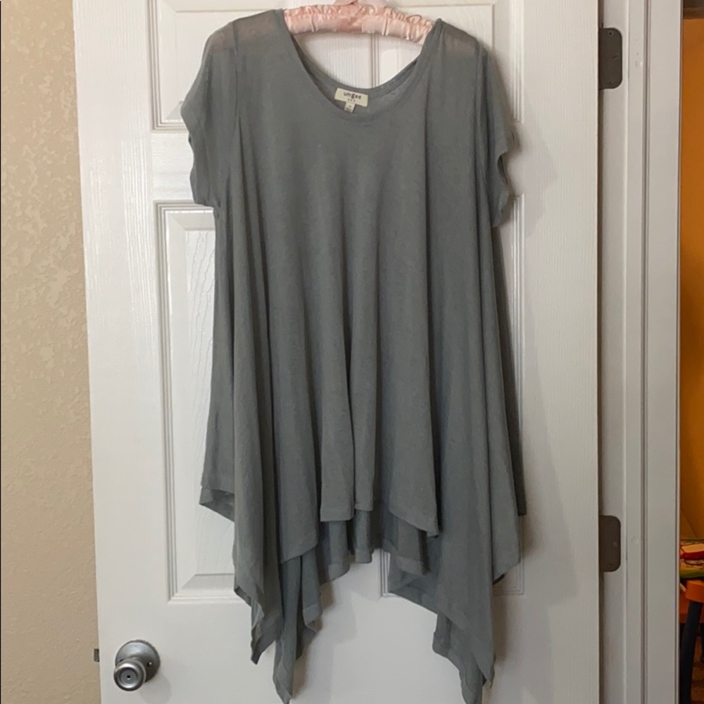 Umgee sidewalk gray dress/shirt